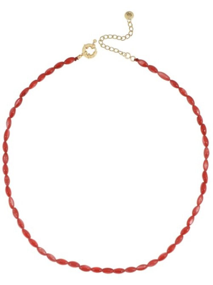 Ellen Beekmans Ketting schelpen Rood