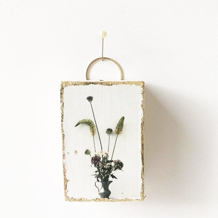 Studio The cube Vintage Block Flower