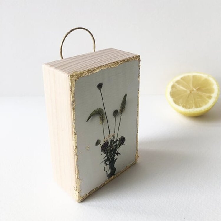 Studio The cube Vintage Block Flower