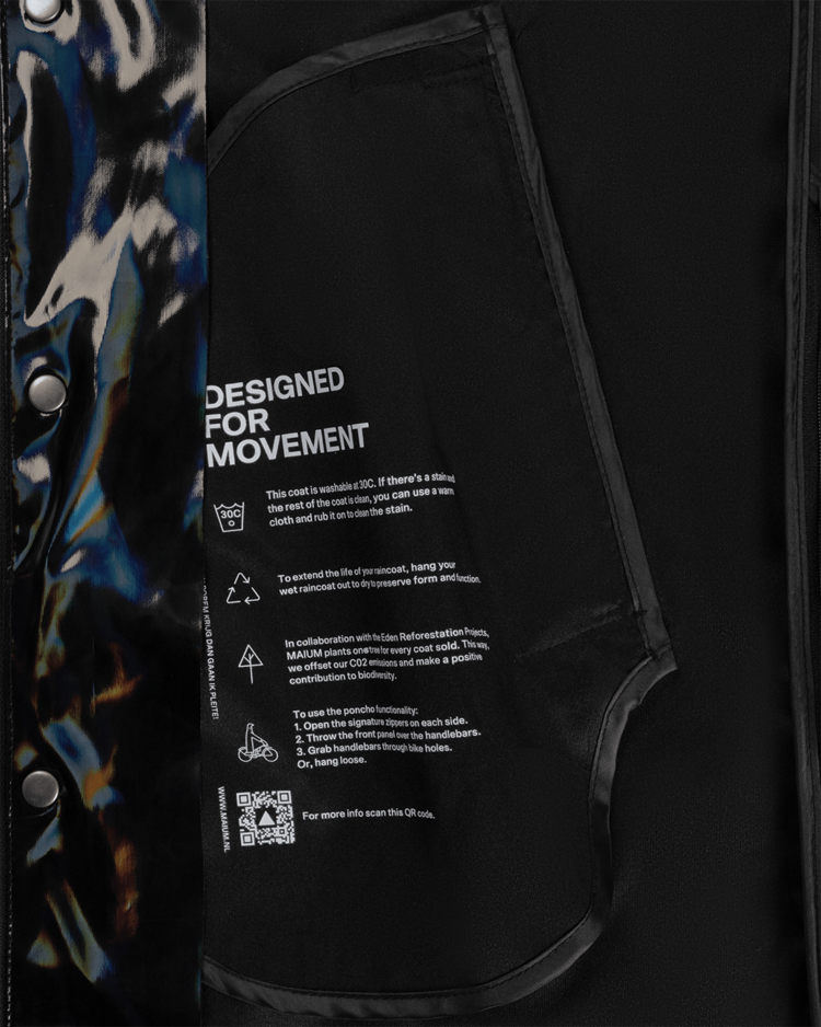 Maium Original Saddle Holographic Black