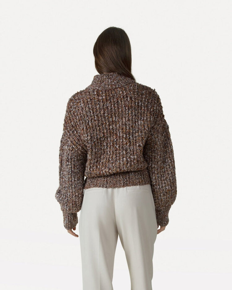 Another-Label ALDylan knitted pull l/s Garnet Rose Melee