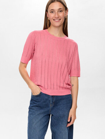 Nümph NUMISJA SS PULLOVER Pink Lemonade