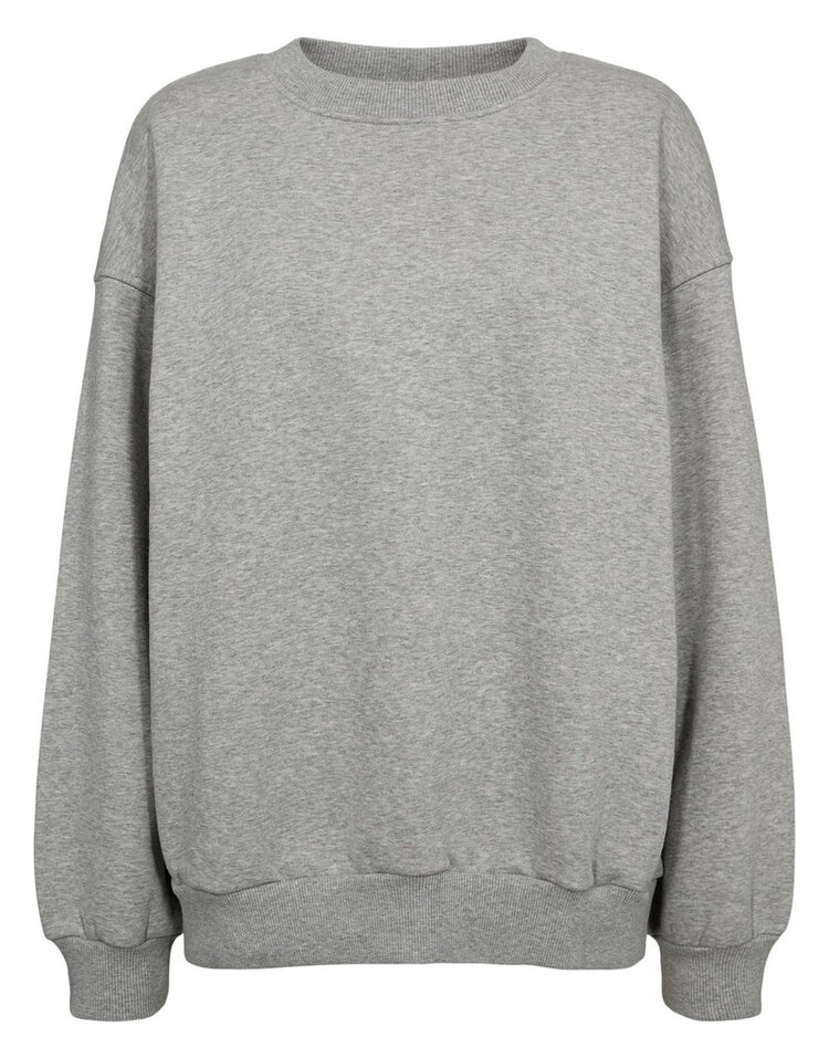 Nümph NUBISSA OVERSIZE SWEAT Light Grey Melange