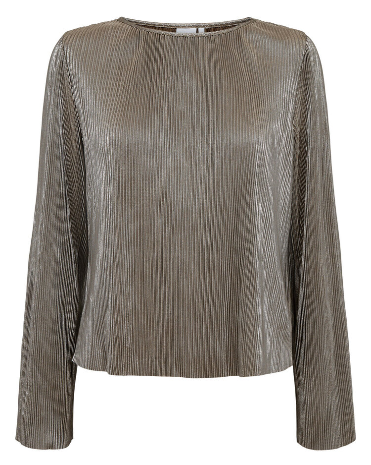 Nümph NUJIVA CROPPED BLOUSE Champagne