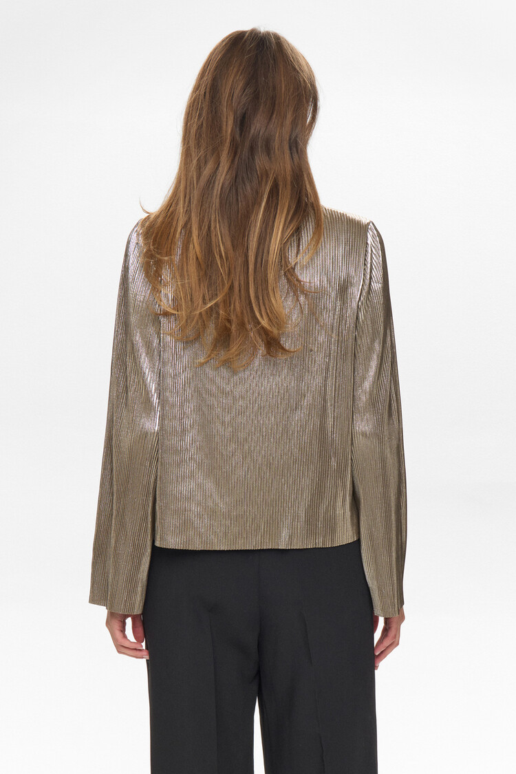 Nümph NUJIVA CROPPED BLOUSE Champagne