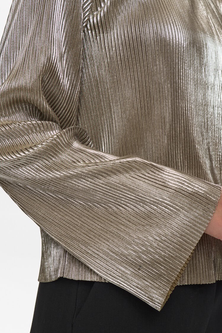 Nümph NUJIVA CROPPED BLOUSE Champagne