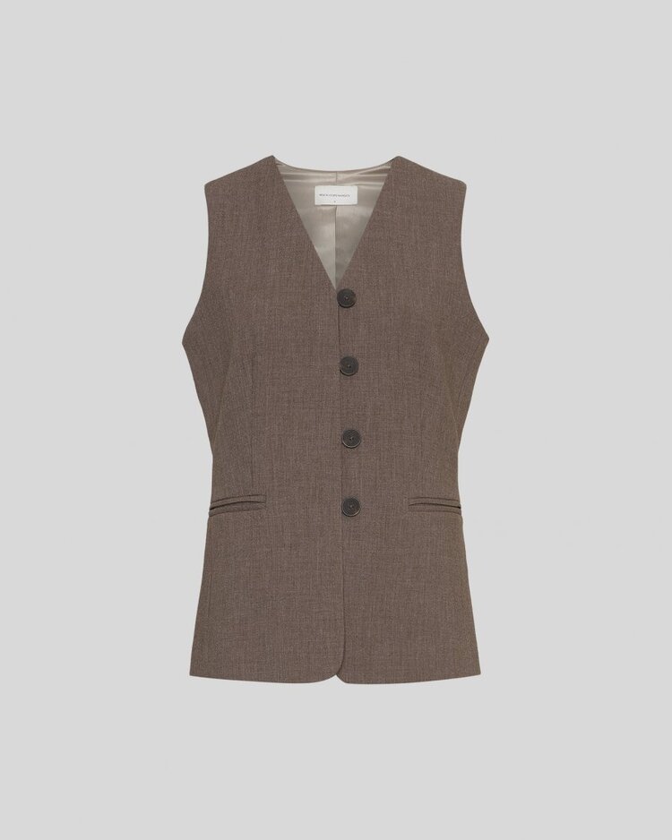 MSCH MSCHRosina Michelle Waistcoat Slate Black Melange