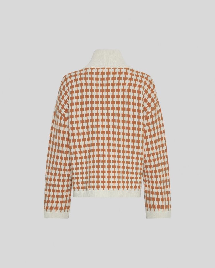 MSCH MSCHAmaria Zip Pullover Egret Cathay spice