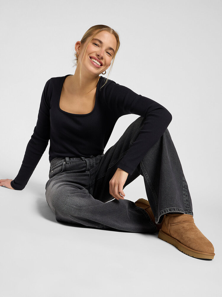 Lee LOW SLUNG SLOUCH CHARRED BLACK