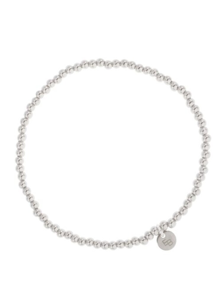 Ellen Beekmans Armband Balletjes Silver S