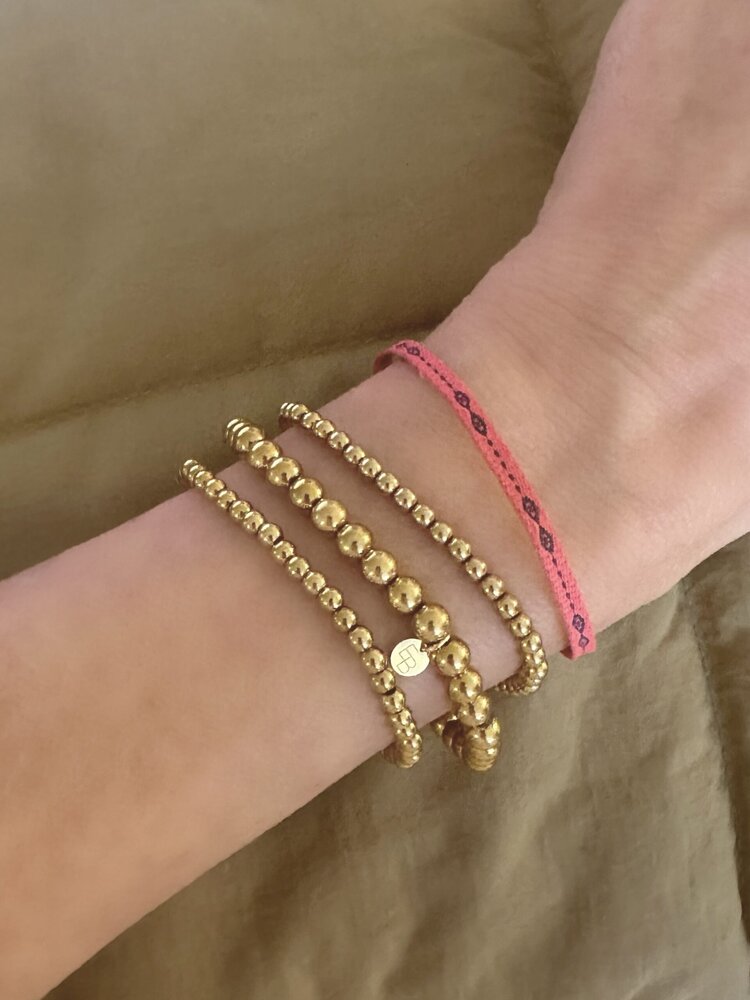 Ellen Beekmans Armband Balletjes Gold M