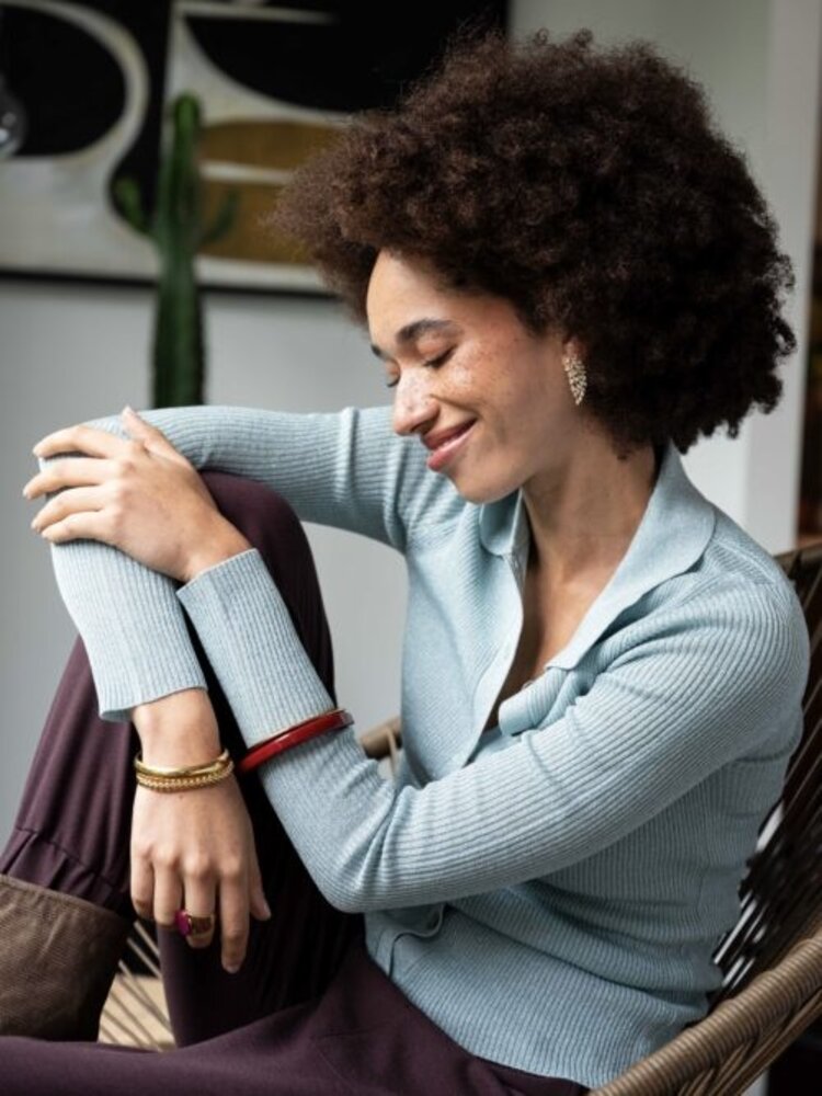 Ellen Beekmans Bangle Ovaal geometrisch Gold