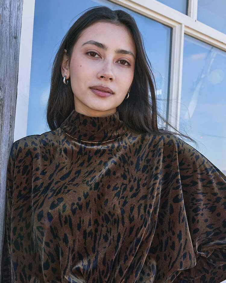 Another-Label ALArwen anim top l/s Animal Gradient