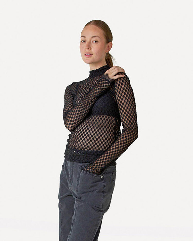 Another-Label Depew top l/s Black