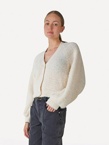 Another-Label Noy cardigan l/s Egg White