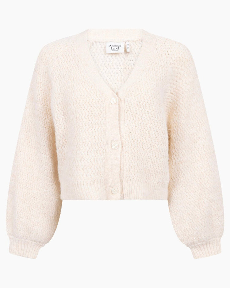 Another-Label Noy cardigan l/s Egg White