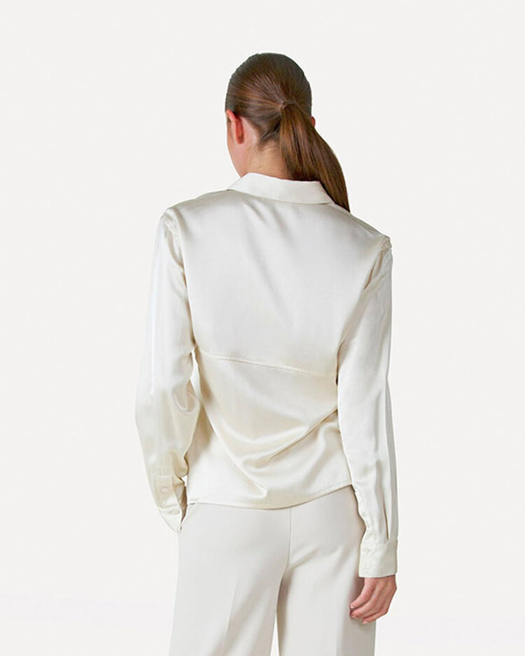 Another-Label Violetta shirt l/s Sea Salt