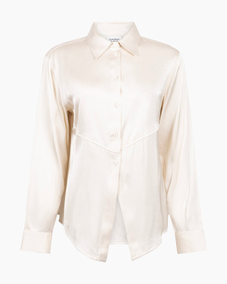 Another-Label Violetta shirt l/s Sea Salt