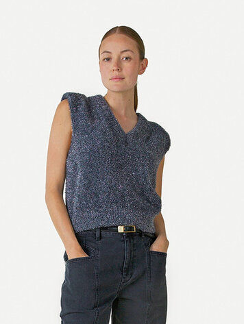 Another-Label Noé knitted pull s/l Dark Grey