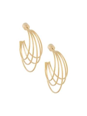 Ellen Beekmans Oorringen 5-delig Gold