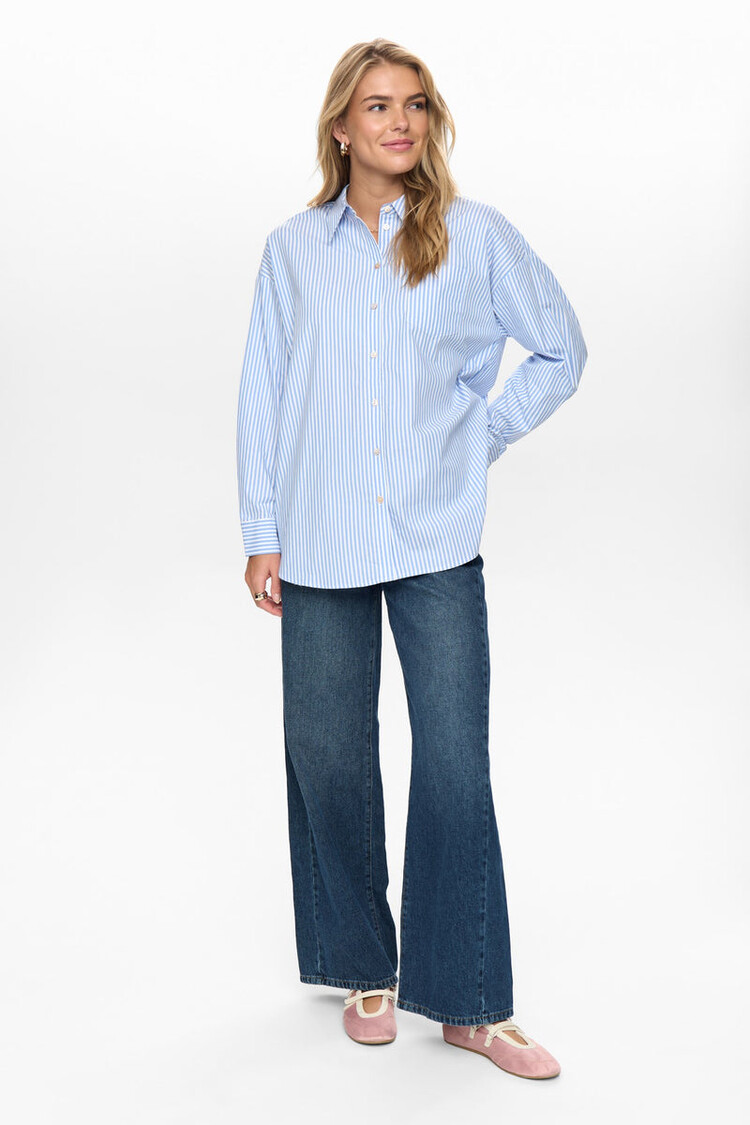 Nümph NUHAILEY SHIRT W/O STONES Hydrangea