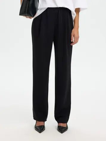 Selected Femme SLFTENNY HW PANT Black