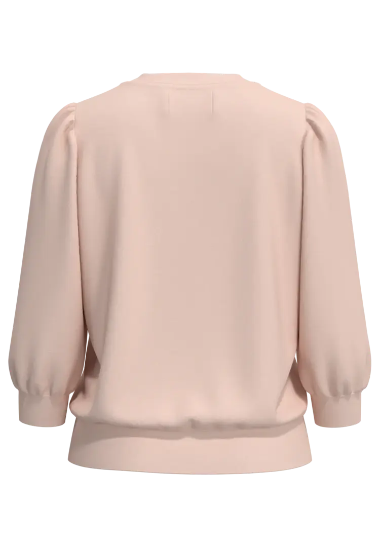 Selected SLWTENNY 3/4 SWEAT TOP Pale Dogwood