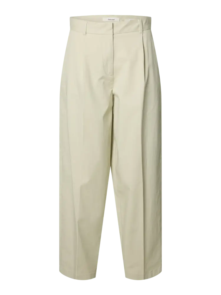 Selected Femme SLFBARREL MILLE HW PANT Moonstruck