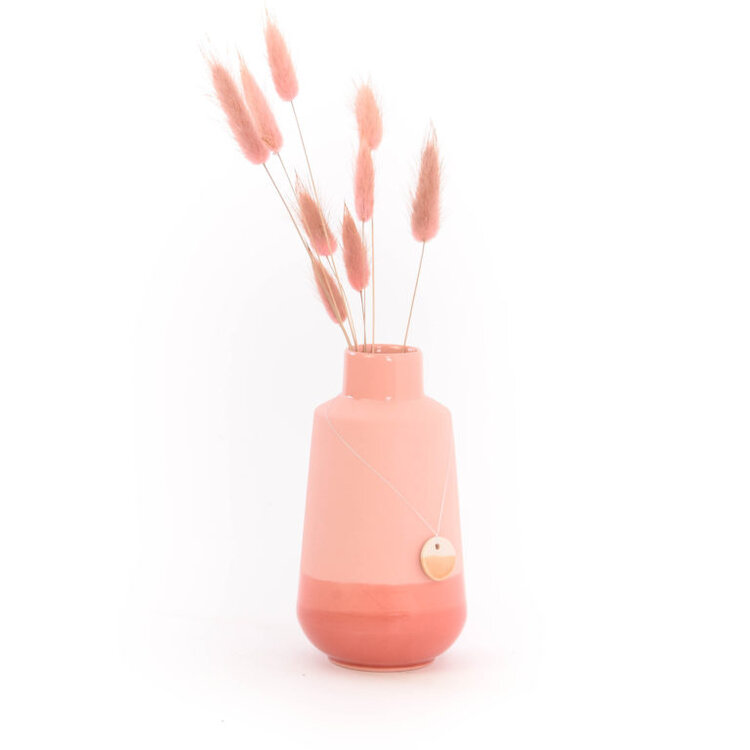 Studio Harm&Elke Vase Dip Medium Coral Pink 059
