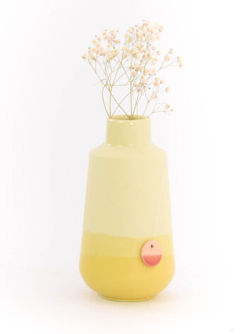 Studio Harm&Elke Vase Dip Medium Yellow 084