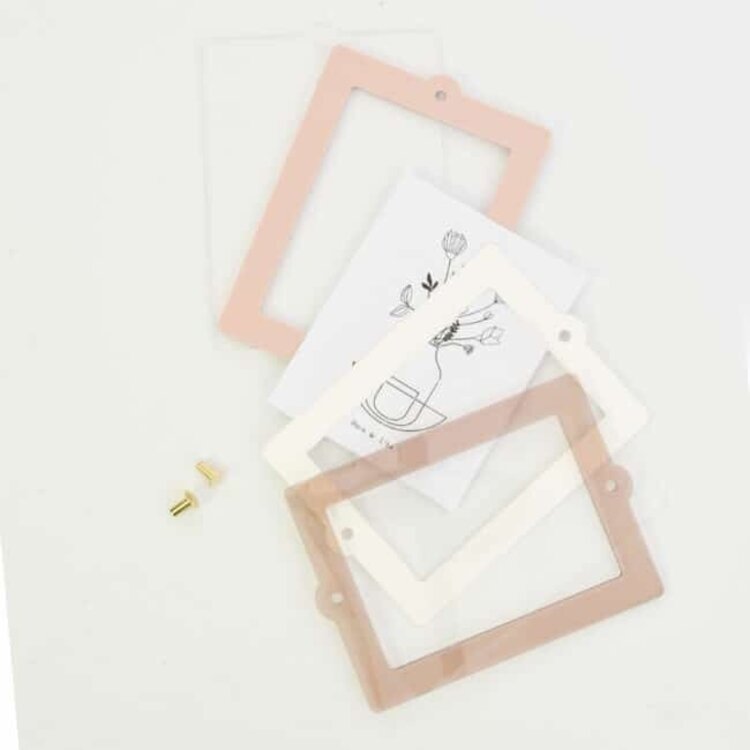 Studio Harm&Elke Frame Wall Square L Nude / Smoke