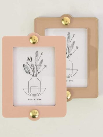 Studio Harm&Elke Frame Wall Square S Nude / Smoke