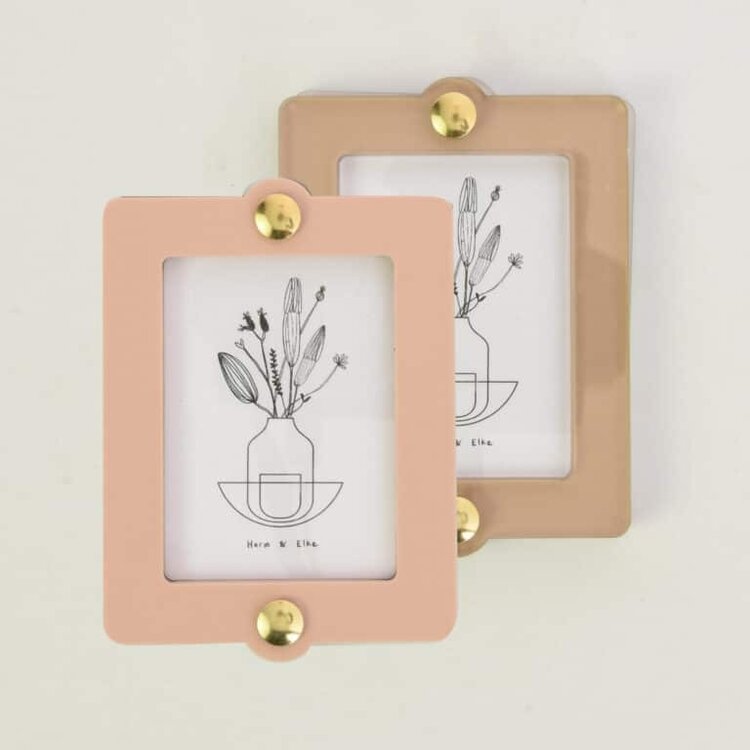 Studio Harm&Elke Frame Wall Square S Nude / Smoke