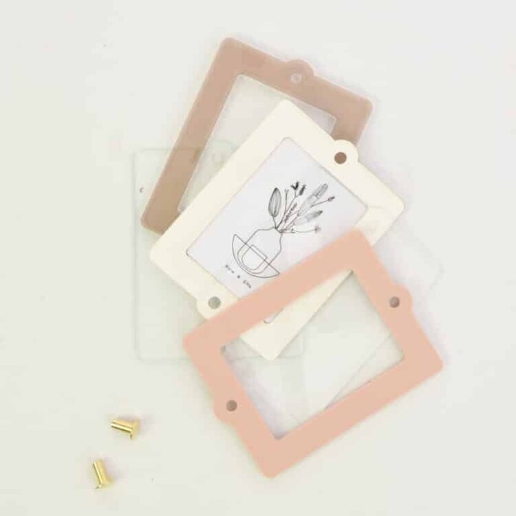 Studio Harm&Elke Frame Wall Square S Nude / Smoke