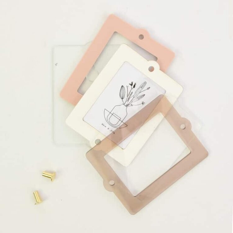 Studio Harm&Elke Frame Wall Square S Nude / Smoke