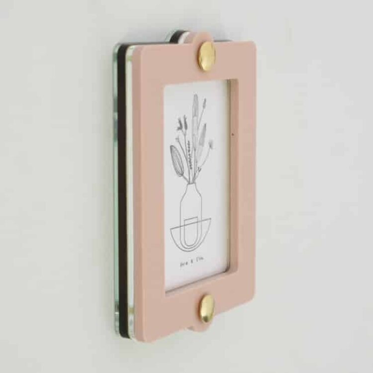 Studio Harm&Elke Frame Wall Square S Nude / Smoke