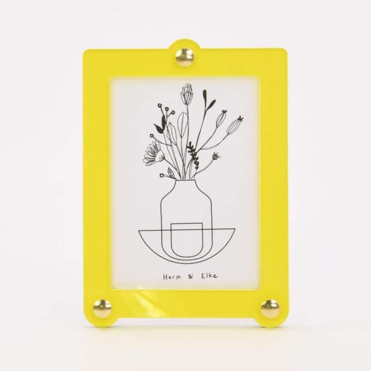 Studio Harm&Elke Frame Standing L Yellow / Gold