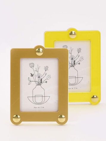 Studio Harm&Elke Frame Standing S Yellow / Gold