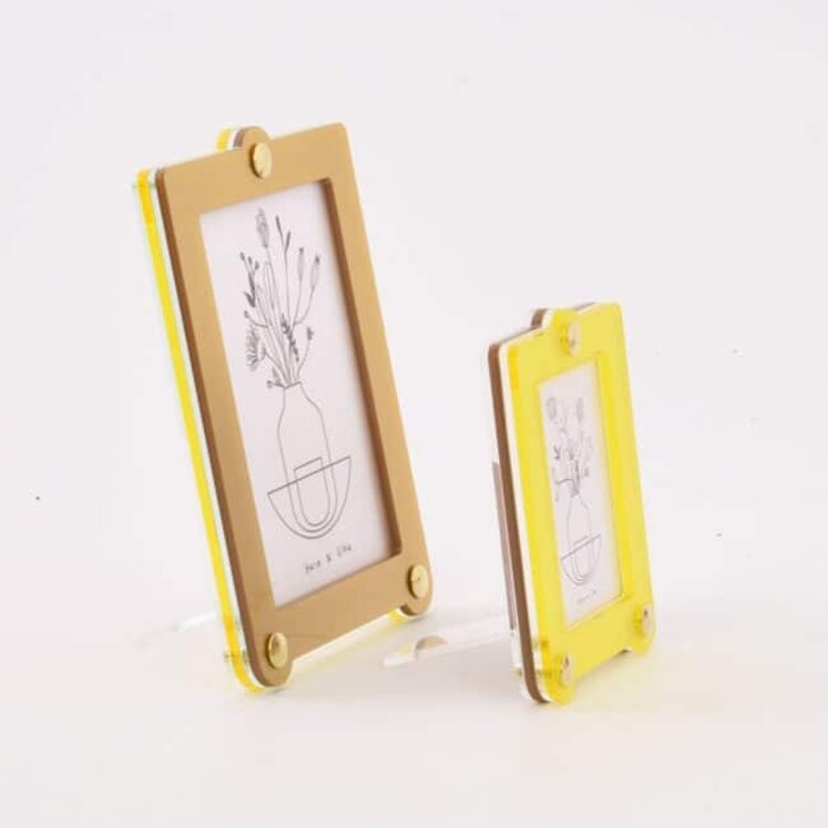 Studio Harm&Elke Frame Standing S Yellow / Gold