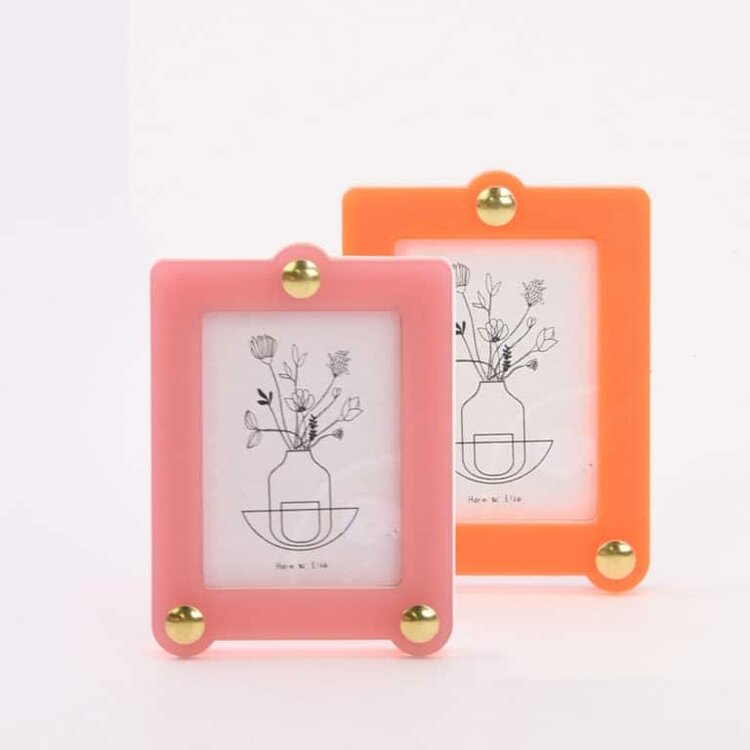Studio Harm&Elke Frame Standing S Pink / Neon Orange