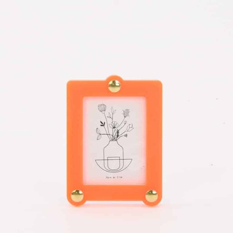 Studio Harm&Elke Frame Standing S Pink / Neon Orange