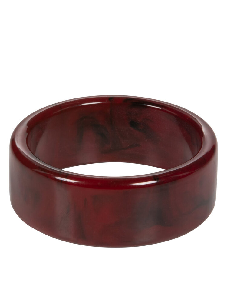 Ellen Beekmans Bangle Gelakte hars Bordeaux