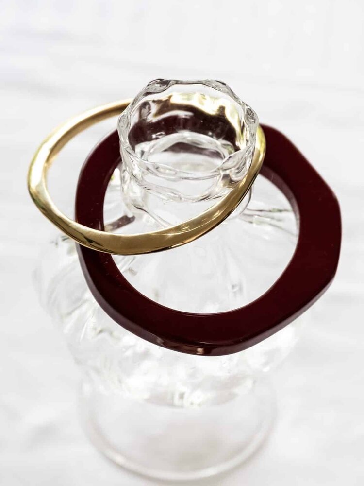 Ellen Beekmans Bangle Plat organisch Gold