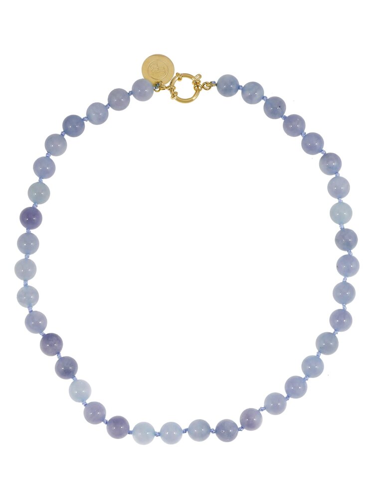 Ellen Beekmans Ketting Gemstone Lichtblauw