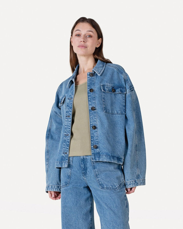 Another-Label ALEnora denim jacket Light Blue