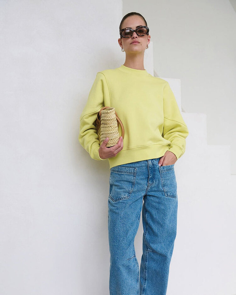 Another-Label ALDeline sweat l/s Lemon Grass