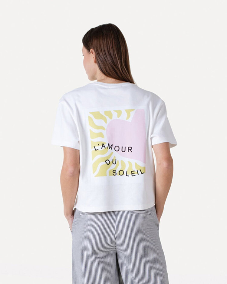 Another-Label ALGina Heart t-shirt Off-White