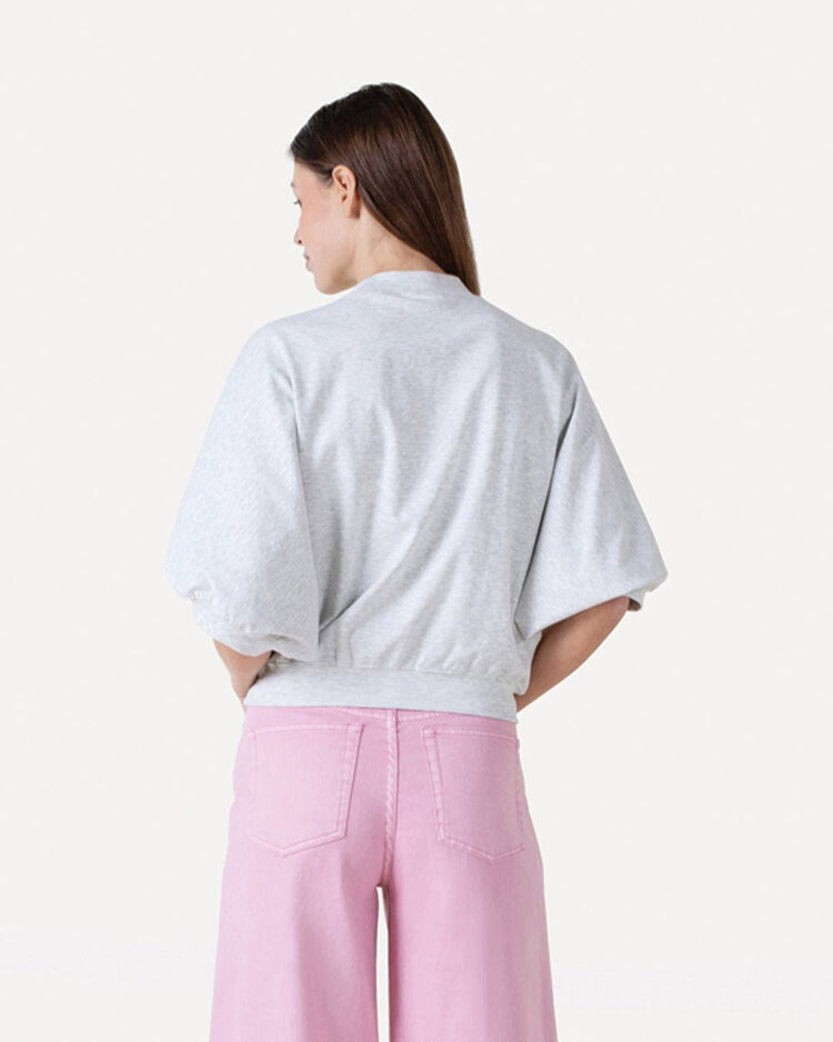 Another-Label ALAmice t-shirt s/s Grey Melee