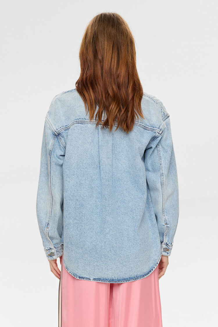 Nümph NUKAYSA DENIM SHIRT Light Blue Stonewash Denim