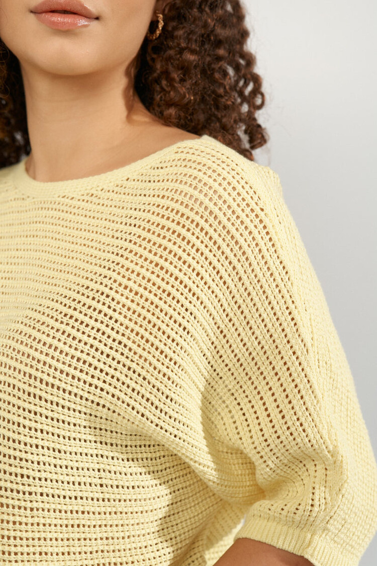 Nümph NUERIKKA PULLOVER Popcorn